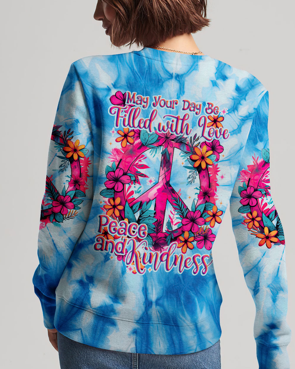 YOUR DAY BE FILLED WITH LOVE TIE DYE ALL OVER PRINT - TYTD2208233