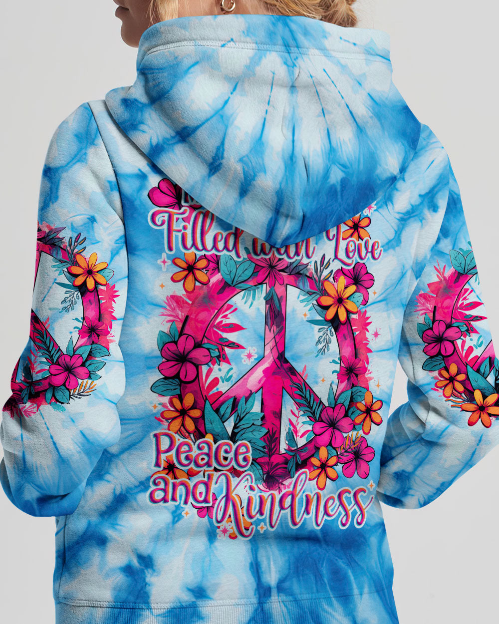 YOUR DAY BE FILLED WITH LOVE TIE DYE ALL OVER PRINT - TYTD2208233