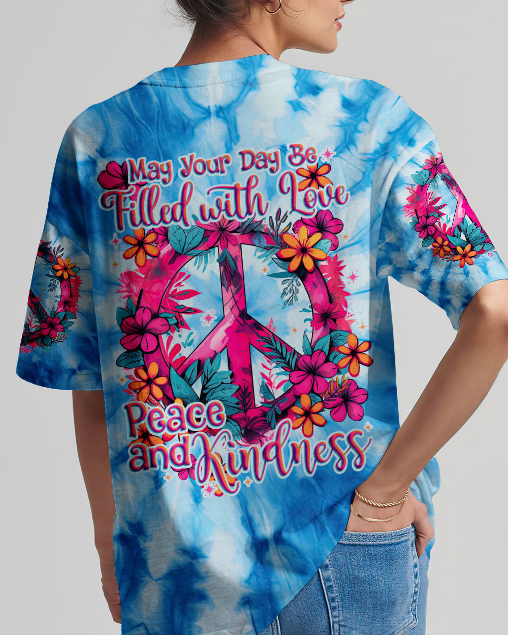 YOUR DAY BE FILLED WITH LOVE TIE DYE ALL OVER PRINT - TYTD2208233