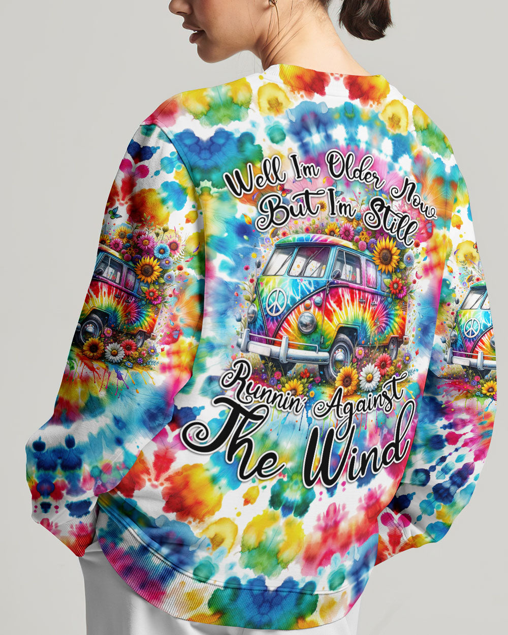 RUNNING AGAINST THE WIND TIE DYE ALL OVER PRINT - TYTD2301242