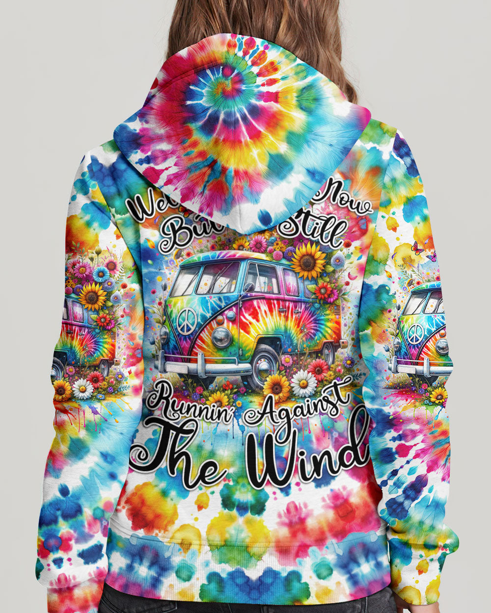 RUNNING AGAINST THE WIND TIE DYE ALL OVER PRINT - TYTD2301242