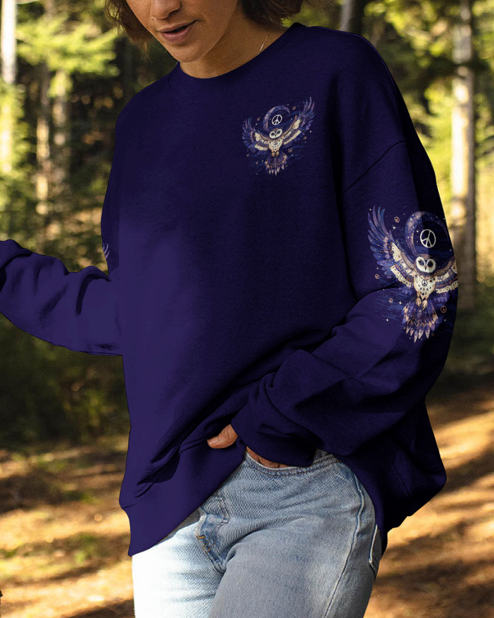 HELLO DARKNESS MY OLD FRIEND OWL ALL OVER PRINT - TYTD2310251