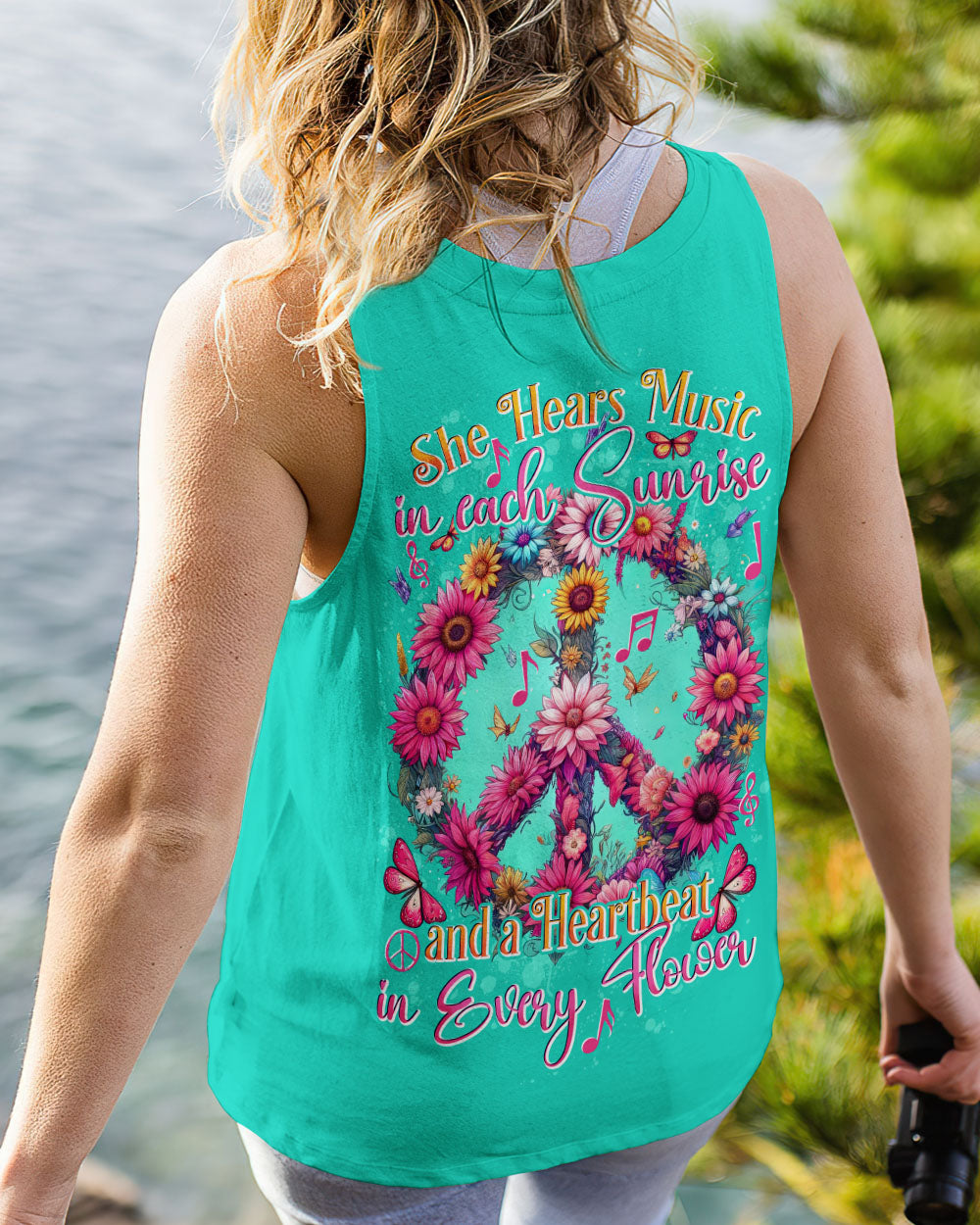 SHE HEARS MUSIC IN EACH SUNRISE ALL OVER PRINT - TYTD2404241