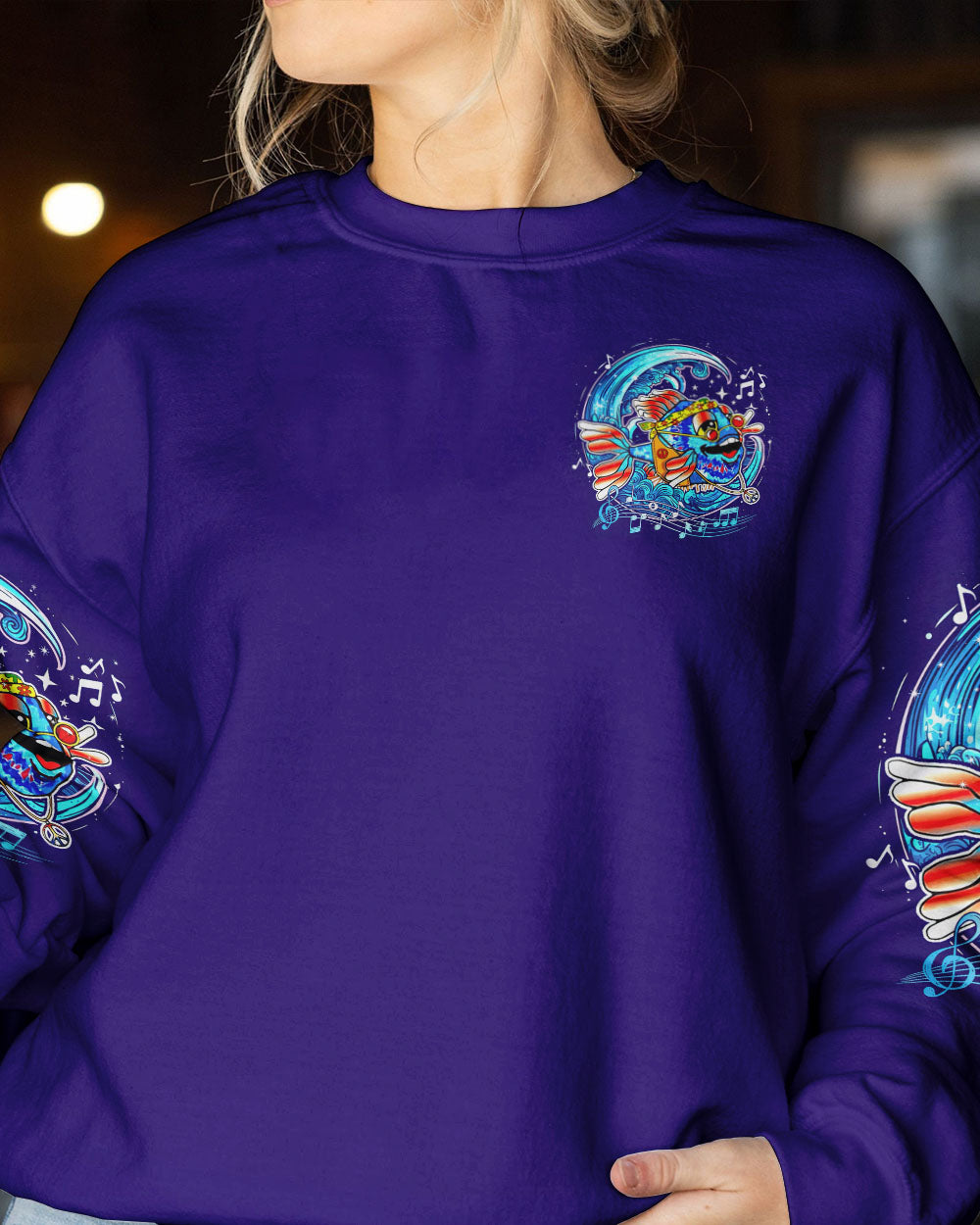 FISHES IN THE DEEP BLUE SEA ALL OVER PRINT - TYTD2405233