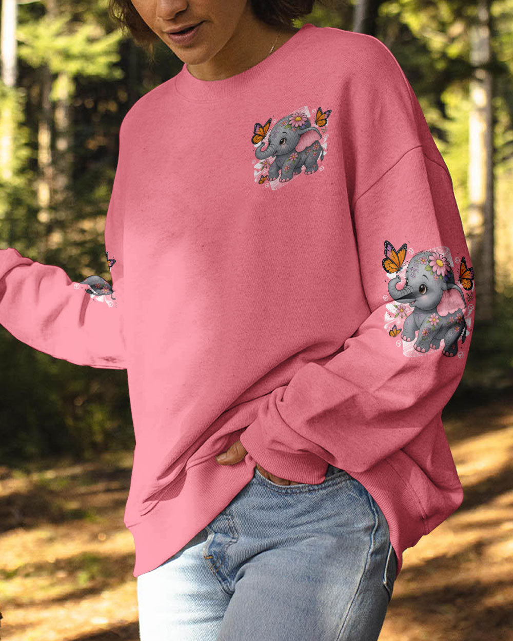 IN A WORLD WHERE YOU CAN BE ANYTHING BE KIND ELEPHANT ALL OVER PRINT - TYTD2407252