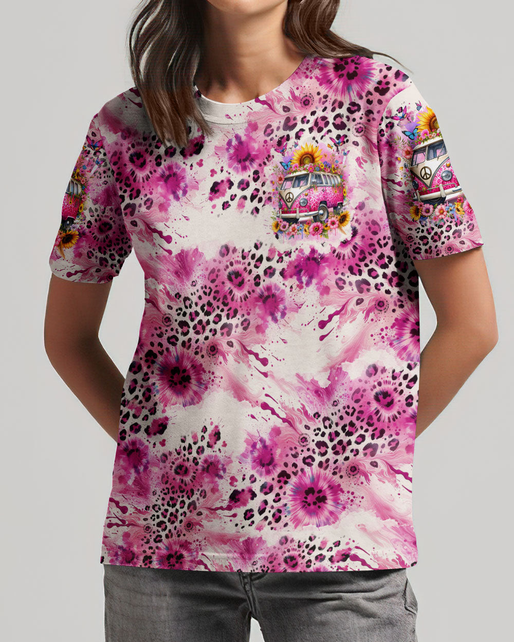 RUNNING AGAINST THE WIND LEOPARD TIE DYE ALL OVER PRINT - TYTD2411232