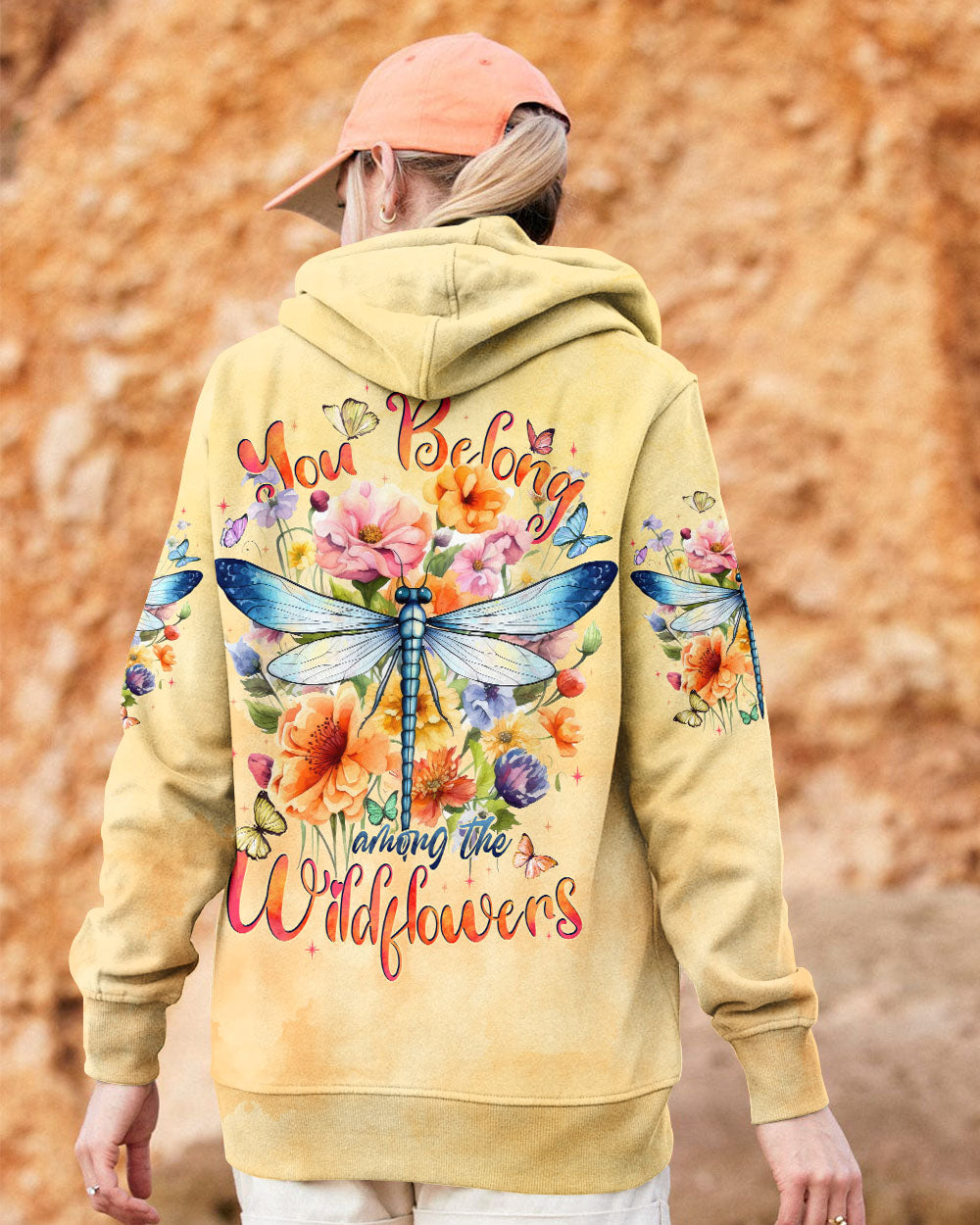 YOU BELONG AMONG THE WILDFLOWERS DRAGONFLY ALL OVER PRINT - TYTD2510242