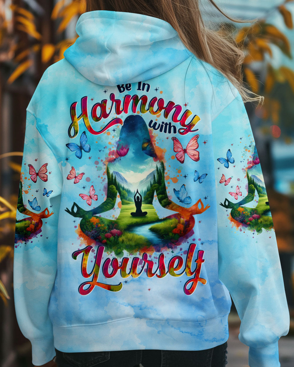 BE IN HARMONY WITH YOURSELF YOGA ALL OVER PRINT - TYTD2511241