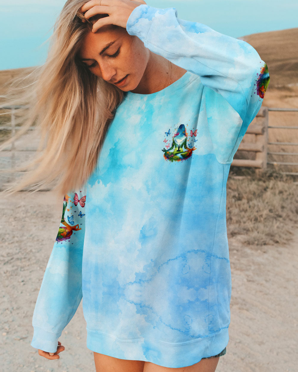 BE IN HARMONY WITH YOURSELF YOGA ALL OVER PRINT - TYTD2511241