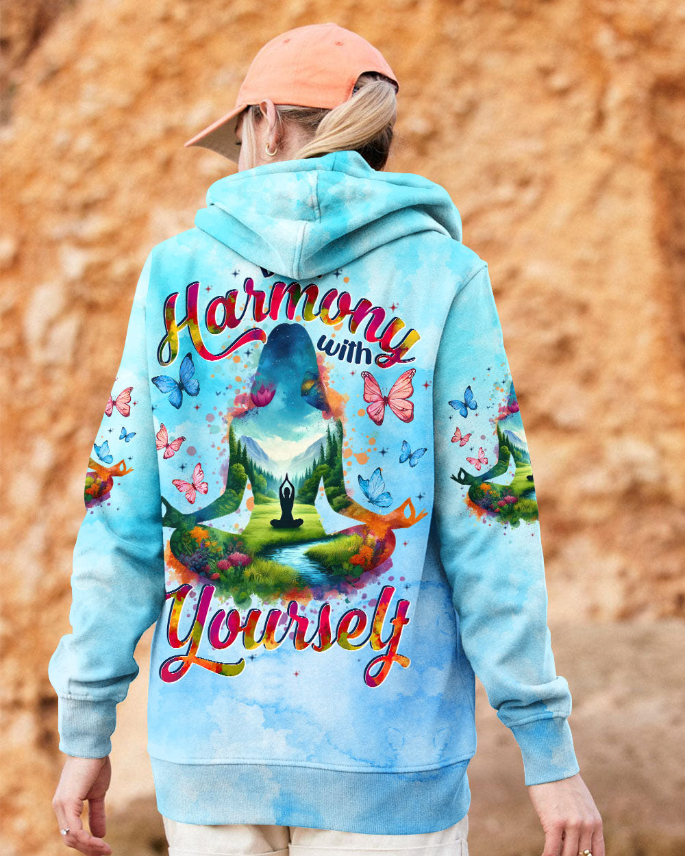 BE IN HARMONY WITH YOURSELF YOGA ALL OVER PRINT - TYTD2511241