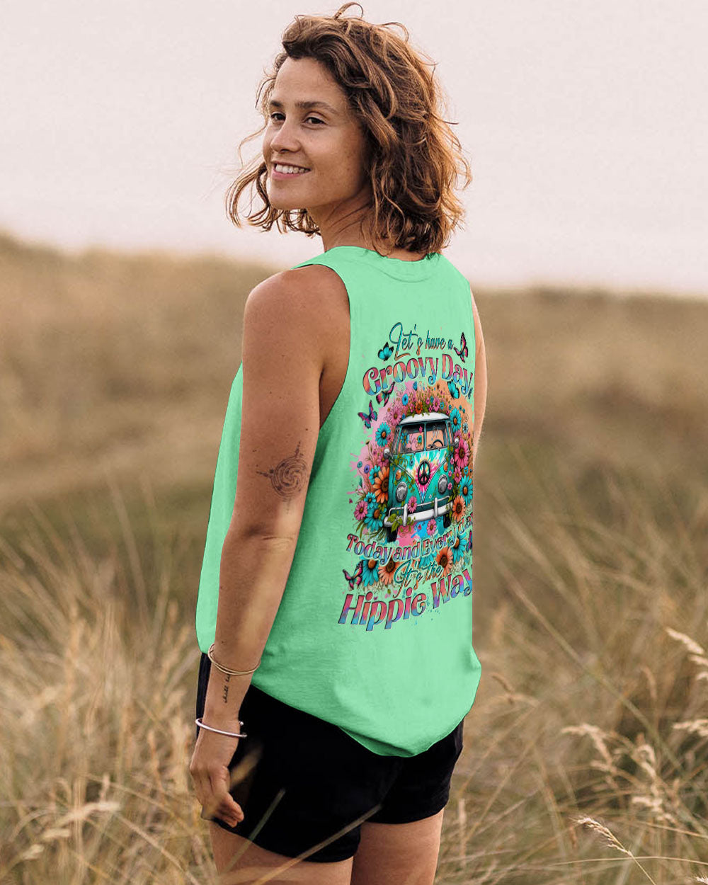 IT'S THE HIPPIE WAY ALL OVER PRINT - TYTD2705242