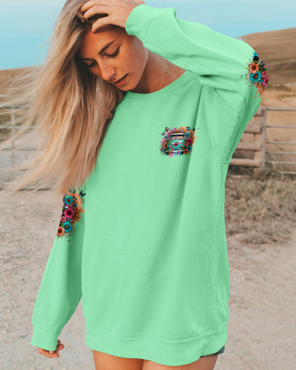 IT'S THE HIPPIE WAY ALL OVER PRINT - TYTD2705242