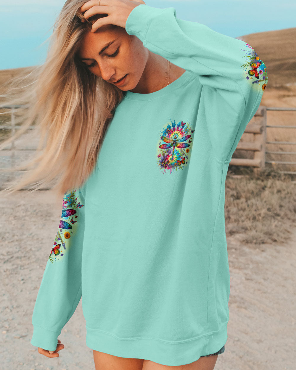 LIFE IS WONDERFUL DRAGONFLY ALL OVER PRINT - TYTD2711232