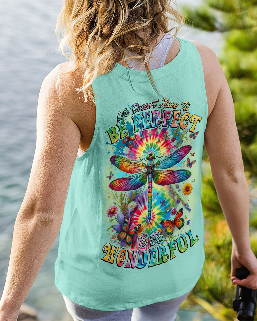 LIFE IS WONDERFUL DRAGONFLY ALL OVER PRINT - TYTD2711232