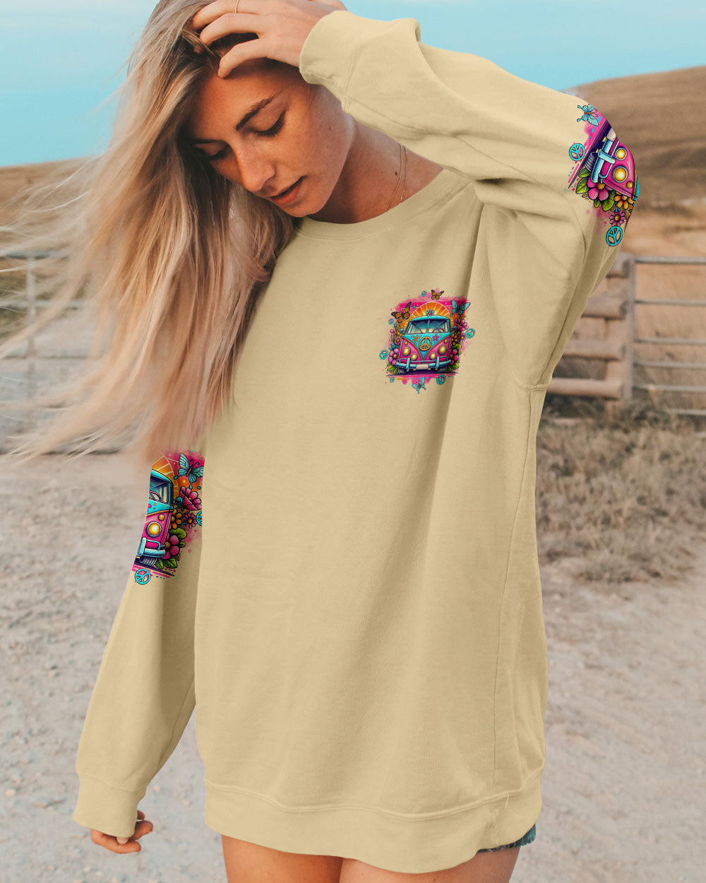 RUNNING AGAINST THE WIND ALL OVER PRINT - TYTD2802254