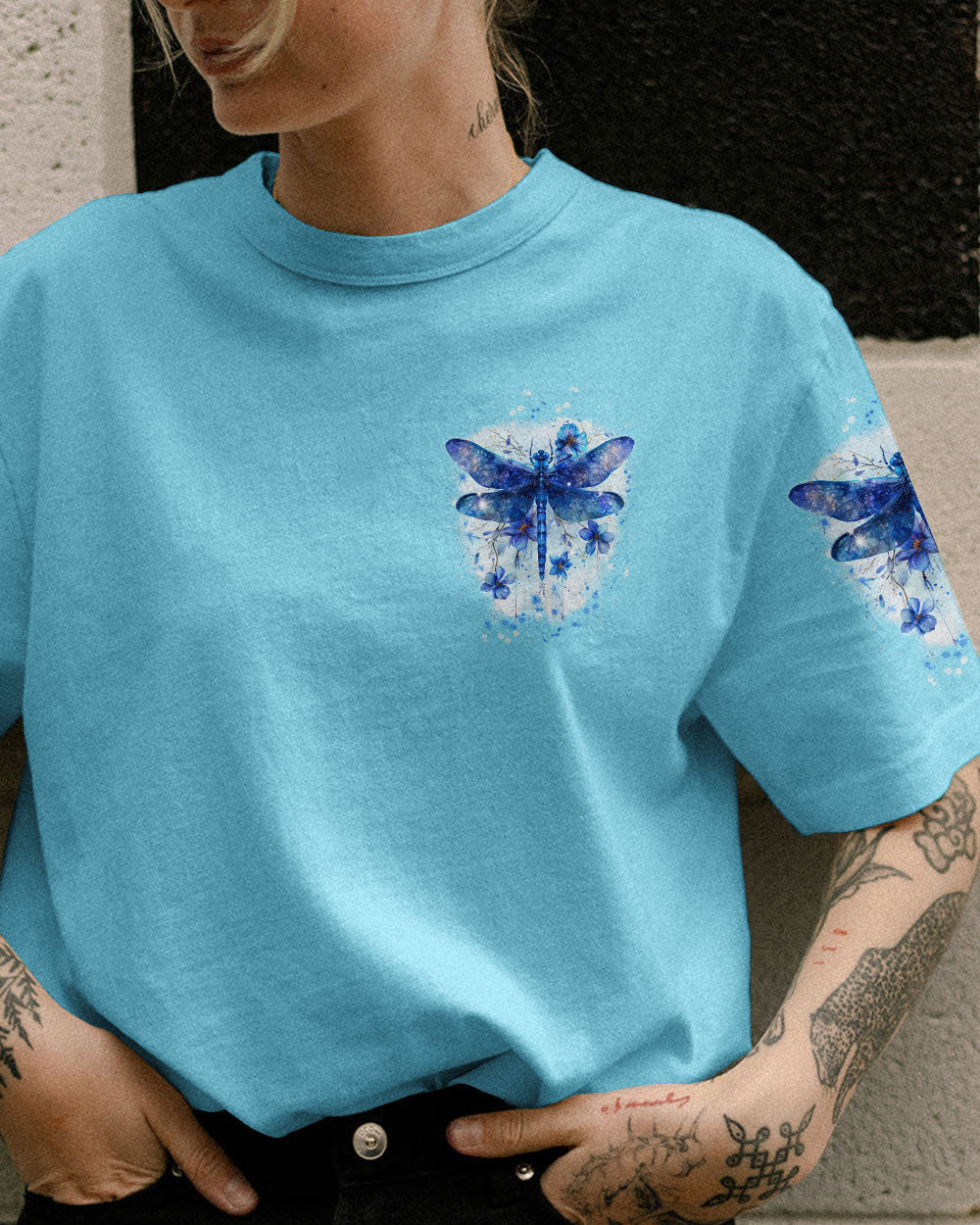 YOU SPARKLE AND GLOW DRAGONFLY ALL OVER PRINT - TYTD2803242