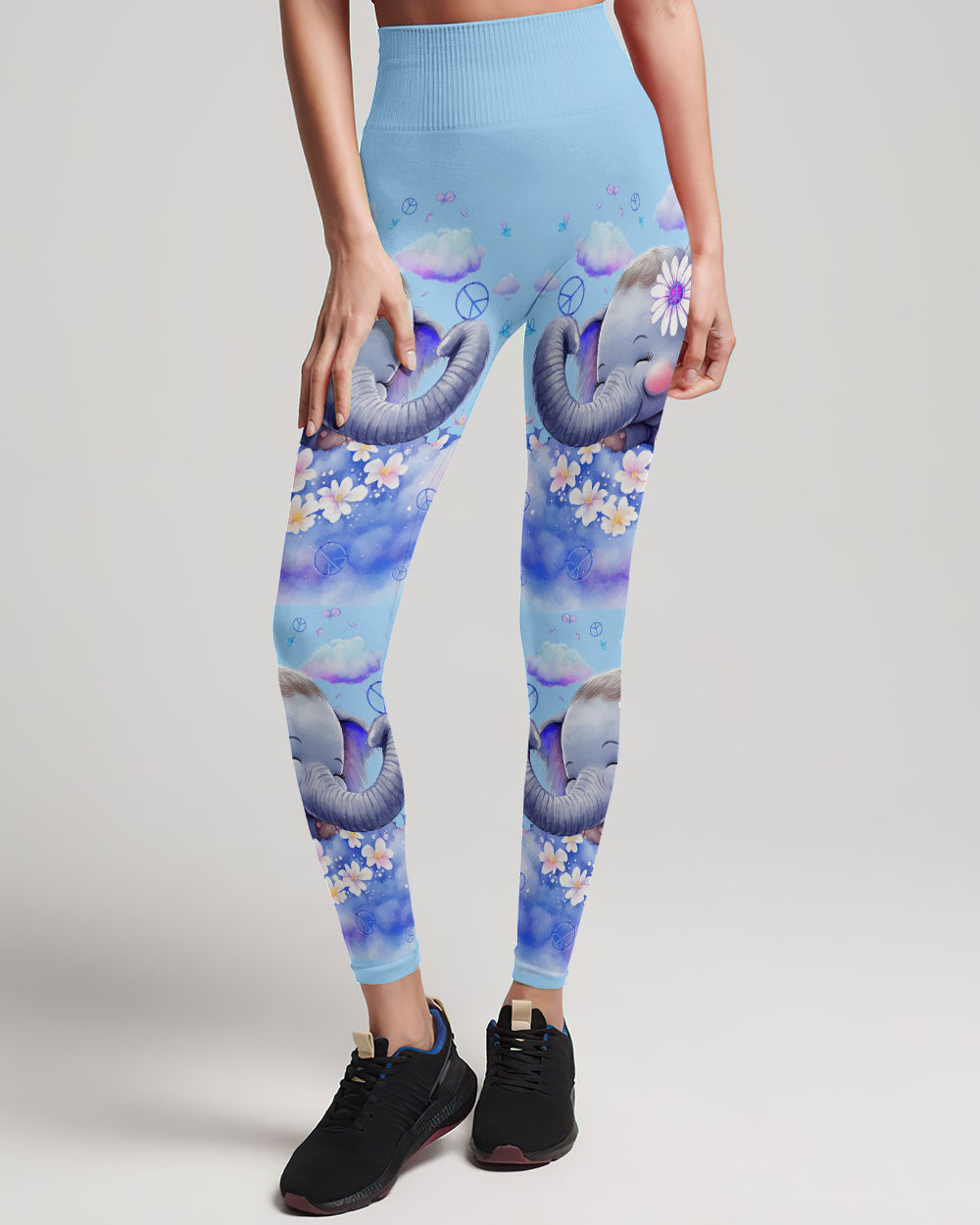 BE YOU THE WORLD WILL ADJUST ELEPHANT ALL OVER PRINT - TYTD2808237