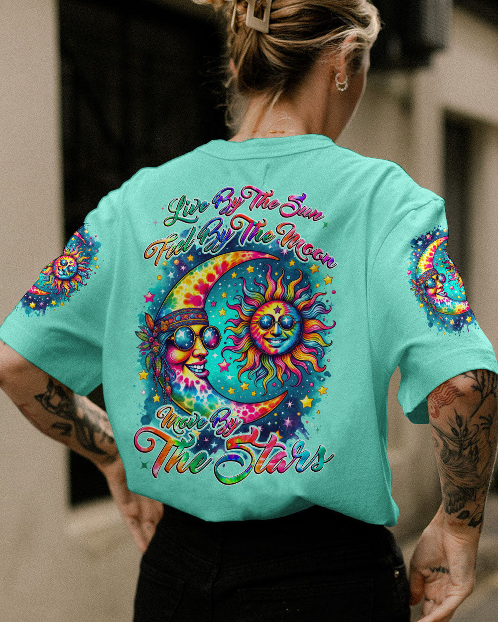 LIVE BY THE SUN TIE DYE ALL OVER PRINT - TYTD2811232