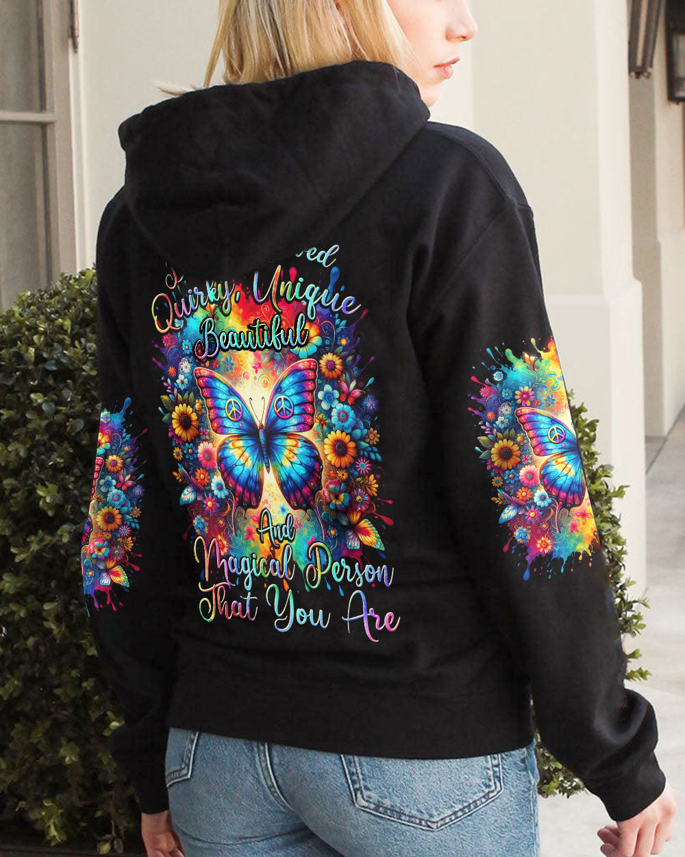 BE THE FLAWED BUTTERFLY ALL OVER PRINT - TYTD2911232