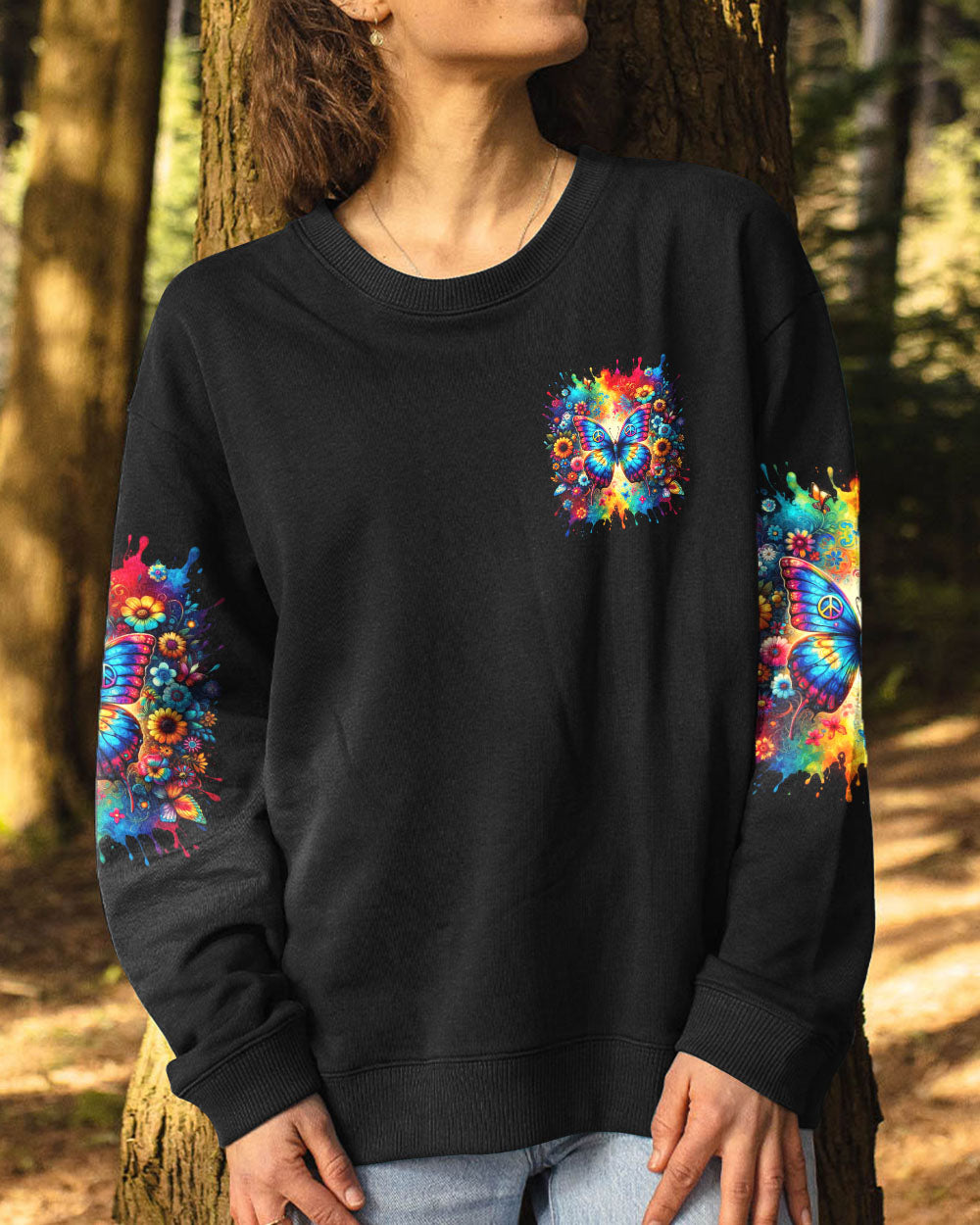 BE THE FLAWED BUTTERFLY ALL OVER PRINT - TYTD2911232