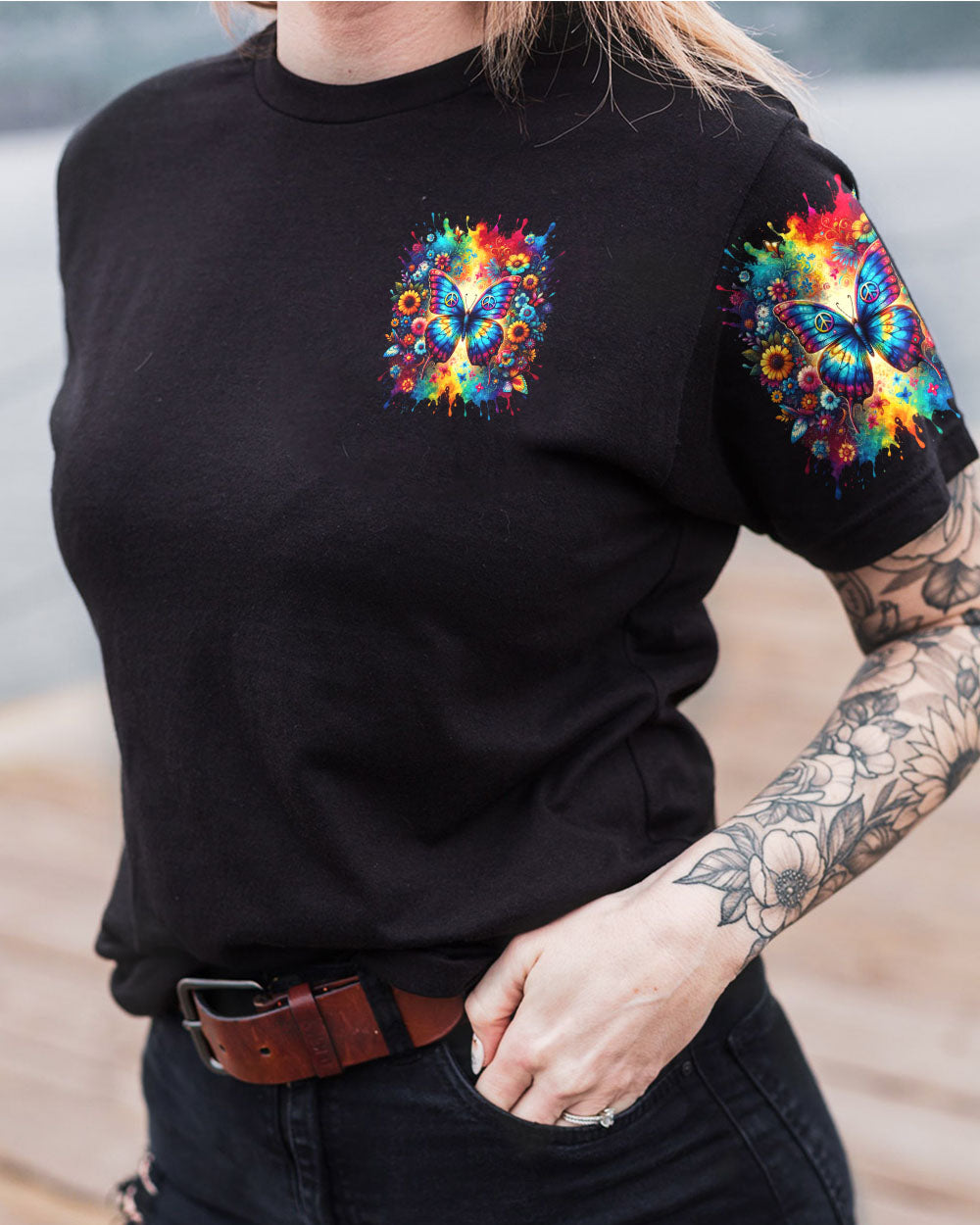 BE THE FLAWED BUTTERFLY ALL OVER PRINT - TYTD2911232