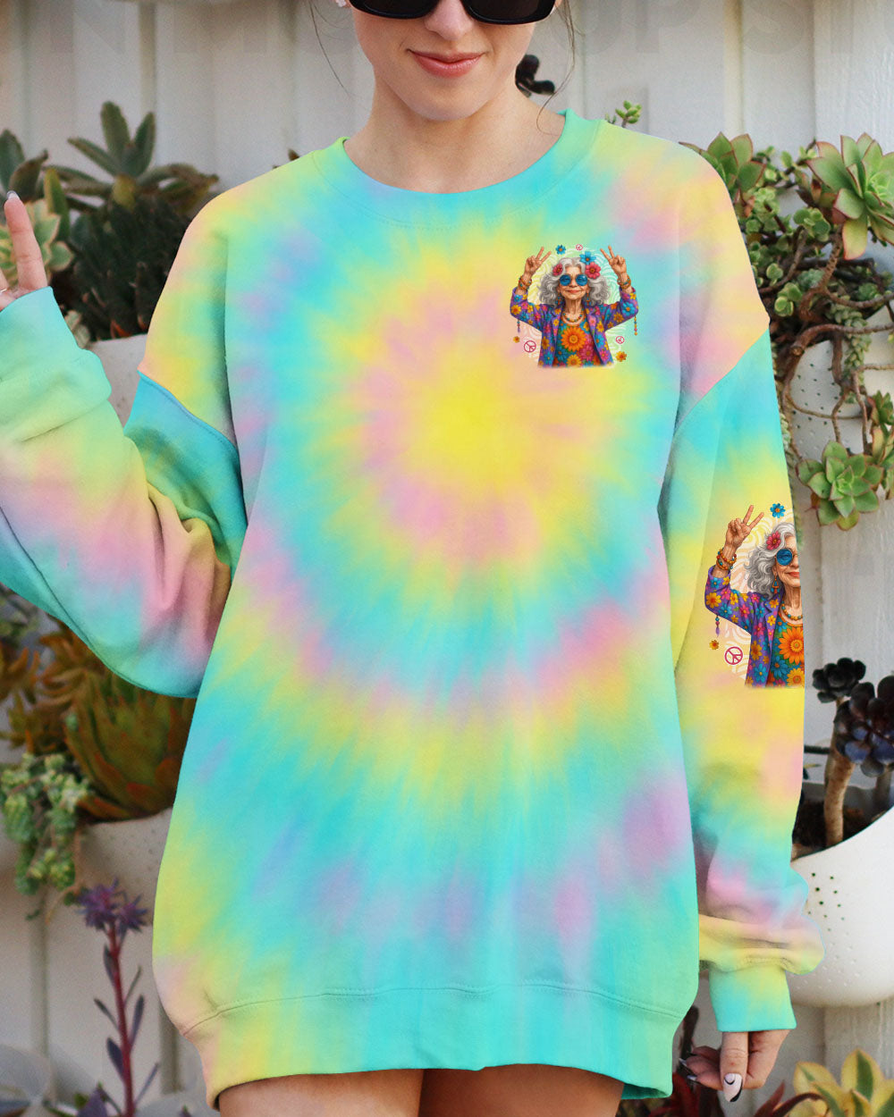 OLD HIPPIES TIE DYE ALL OVER PRINT - TYTD3105251