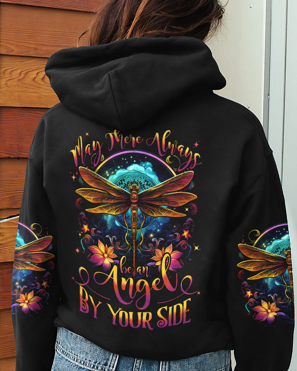ANGEL BY YOUR SIDE DRAGONFLY ALL OVER PRINT - TYTD3107231