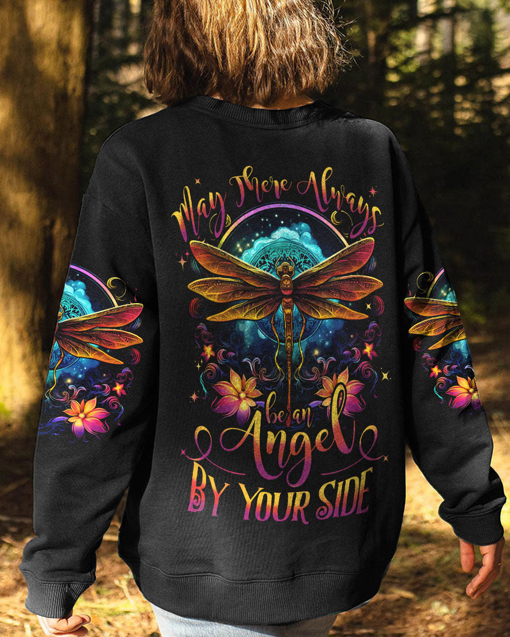 ANGEL BY YOUR SIDE DRAGONFLY ALL OVER PRINT - TYTD3107231