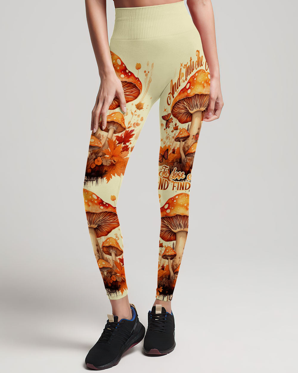 INTO THE FOREST MUSHROOMS ALL OVER PRINT - TYTD3107232
