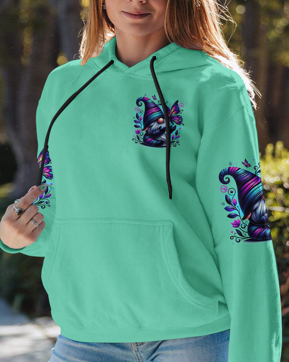IN A WORLD WHERE YOU CAN BE ANYTHING BE KIND GNOME BUTTERFLY ALL OVER PRINT - TYTD3107251