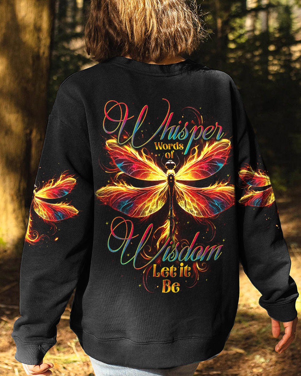 WHISPER WORDS OF WISDOM LET IT BE DRAGONFLY ALL OVER PRINT - TYTD3110242