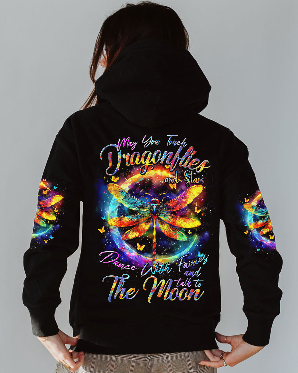 MAY YOU TOUCH DRAGONFLIES AND STARS ALL OVER PRINT - TYTM0103242