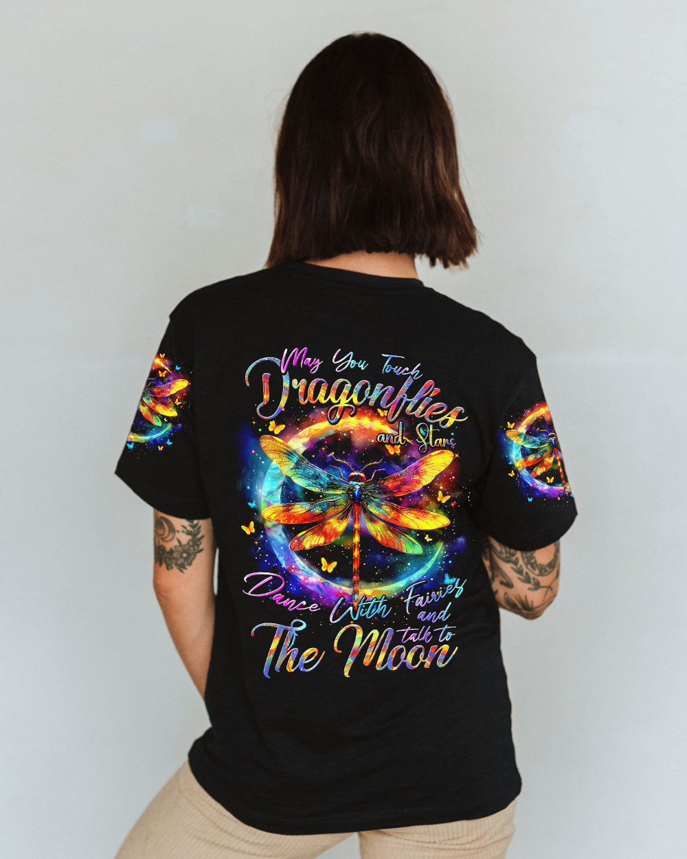 MAY YOU TOUCH DRAGONFLIES AND STARS ALL OVER PRINT - TYTM0103242
