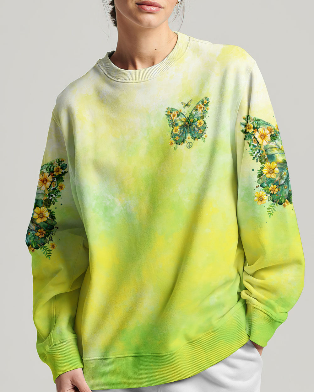 BE HAPPY ON PURPOSE BUTTERFLY ALL OVER PRINT - TYTM0104242