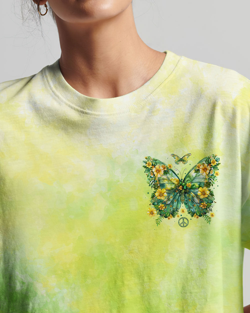 BE HAPPY ON PURPOSE BUTTERFLY ALL OVER PRINT - TYTM0104242