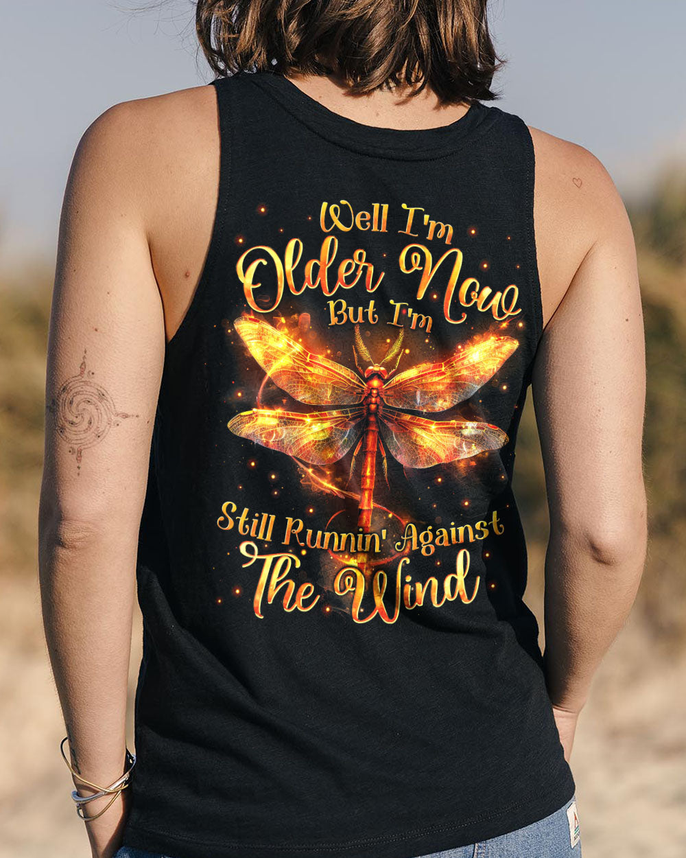 RUNNING AGAINST THE WIND DRAGONFLY ALL OVER PRINT - TYTM0111244