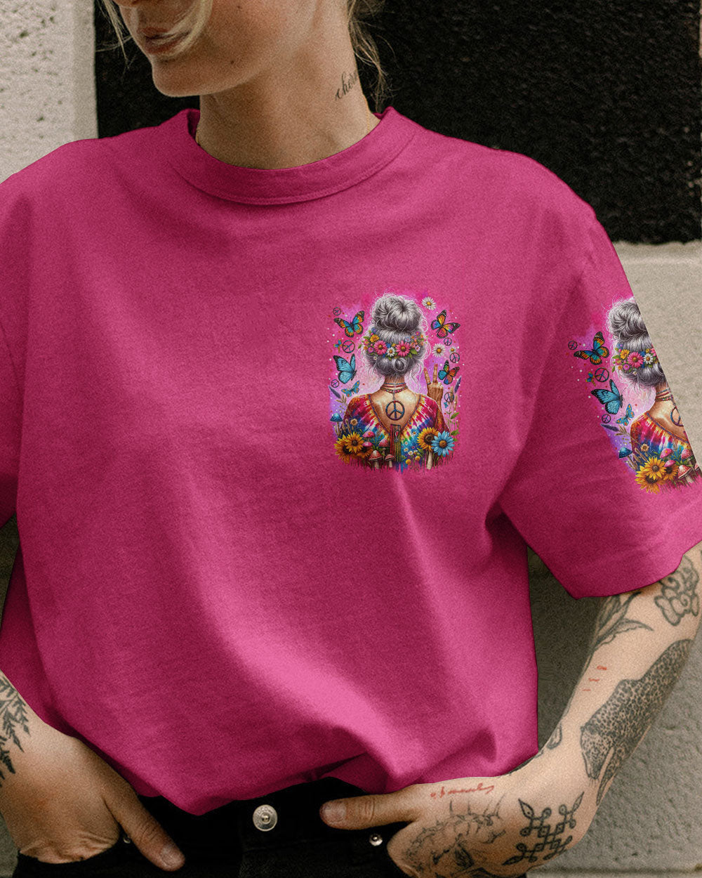 OLD HIPPIES TIE DYE ALL OVER PRINT - TYTM0112231