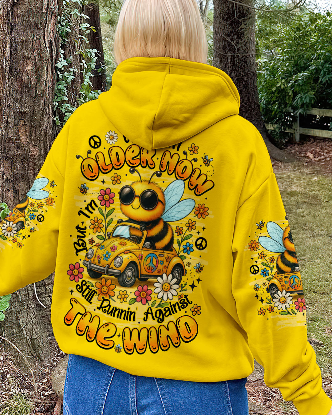 RUNNING AGAINST THE WIND BEE HIPPIE ALL OVER PRINT - TYTM0207252