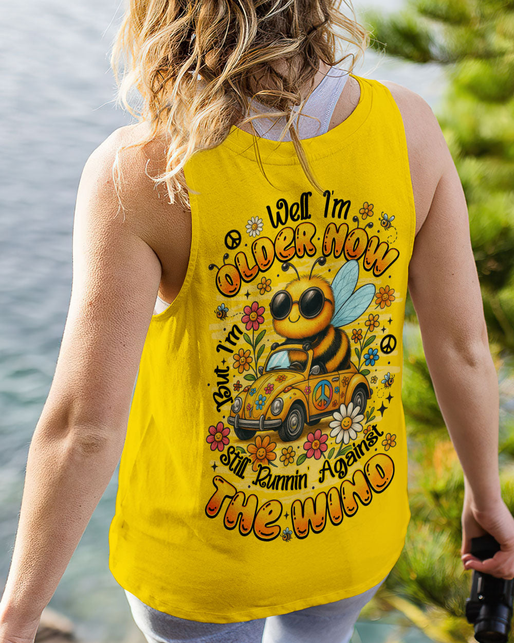 RUNNING AGAINST THE WIND BEE HIPPIE ALL OVER PRINT - TYTM0207252