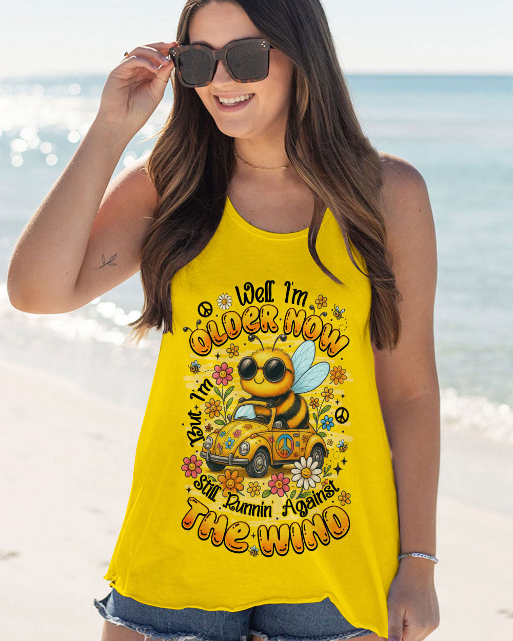 RUNNING AGAINST THE WIND BEE HIPPIE ALL OVER PRINT - TYTM0207252