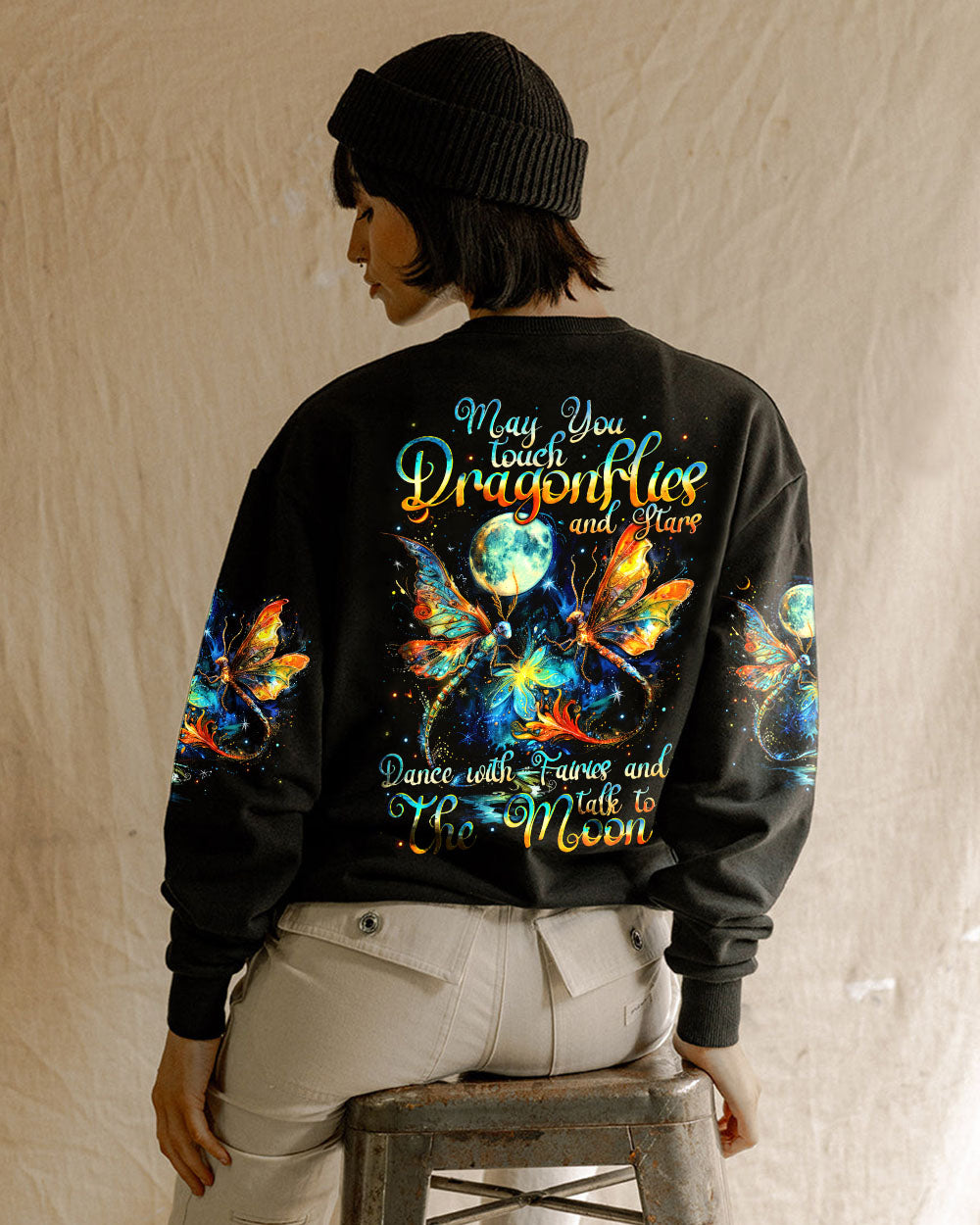 MAY YOU TOUCH DRAGONFLIES AND STARS ALL OVER PRINT - TYTM0211241