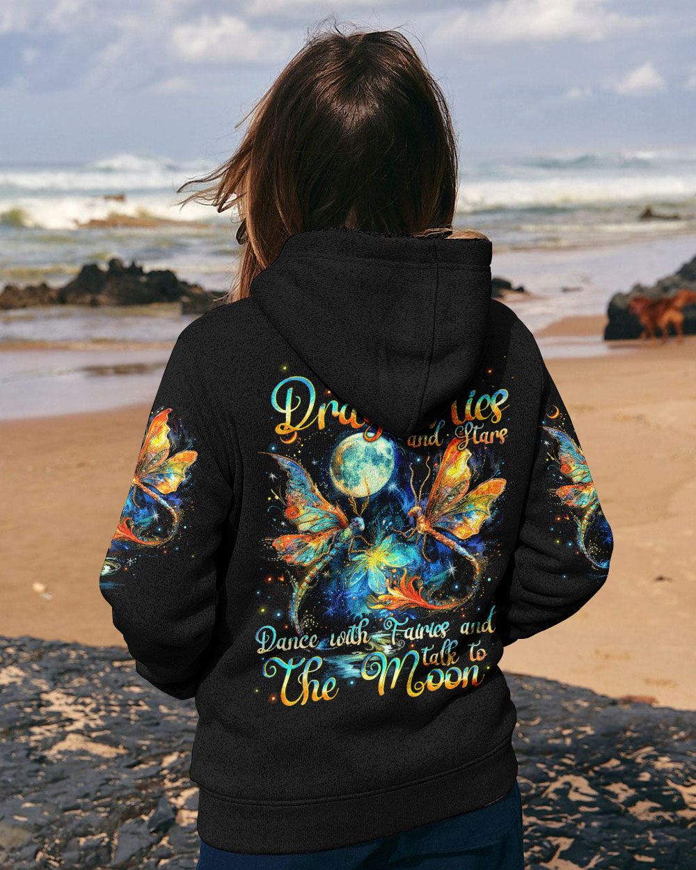 MAY YOU TOUCH DRAGONFLIES AND STARS ALL OVER PRINT - TYTM0211241