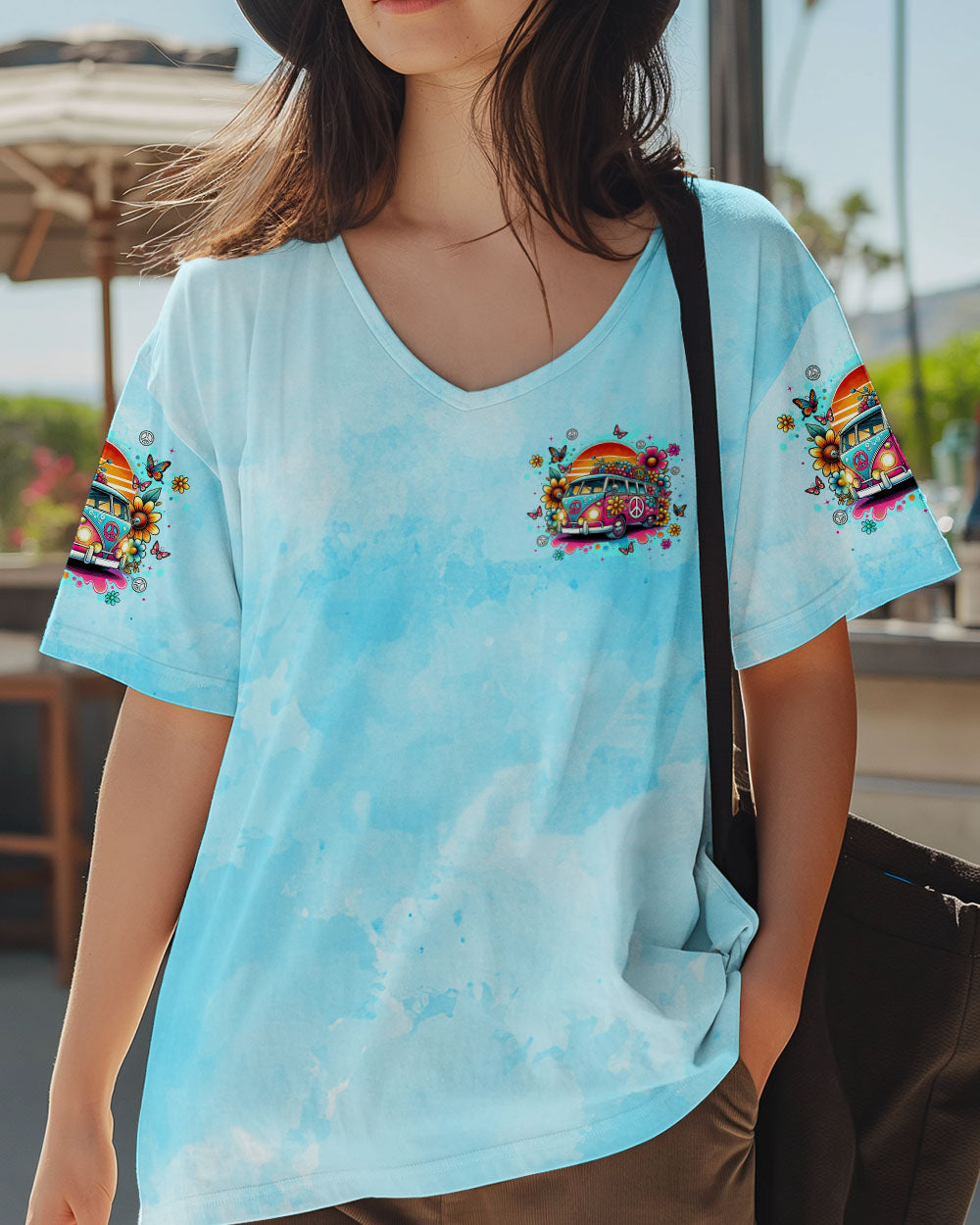 RUNNING AGAINST THE WIND SUNFLOWER LEOPARD ALL OVER PRINT - TYTM0302251