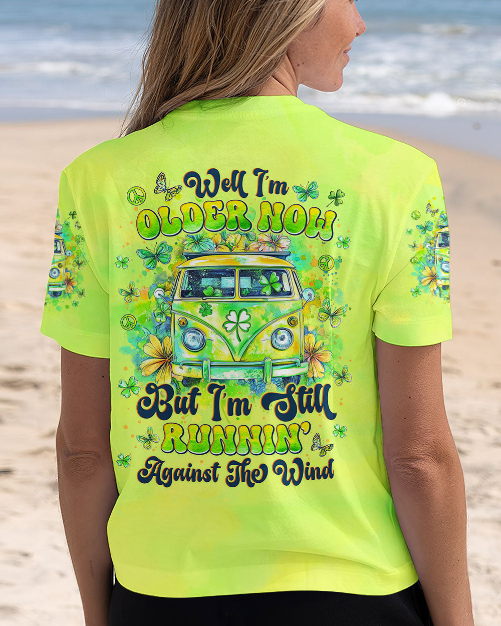 RUNNING AGAINST THE WIND SUNFLOWER LEOPARD ALL OVER PRINT - TYTM0302254
