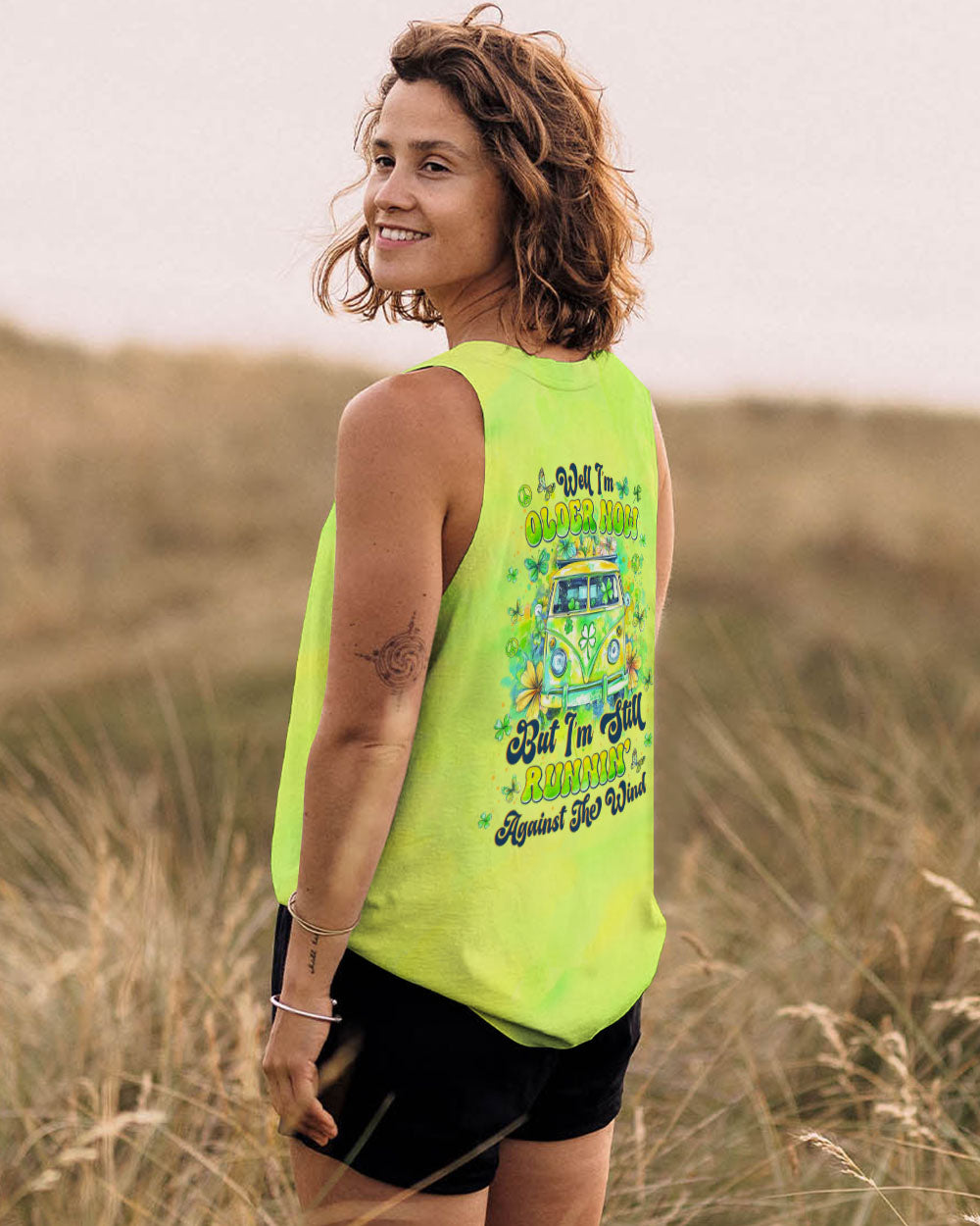 RUNNING AGAINST THE WIND SUNFLOWER LEOPARD ALL OVER PRINT - TYTM0302254