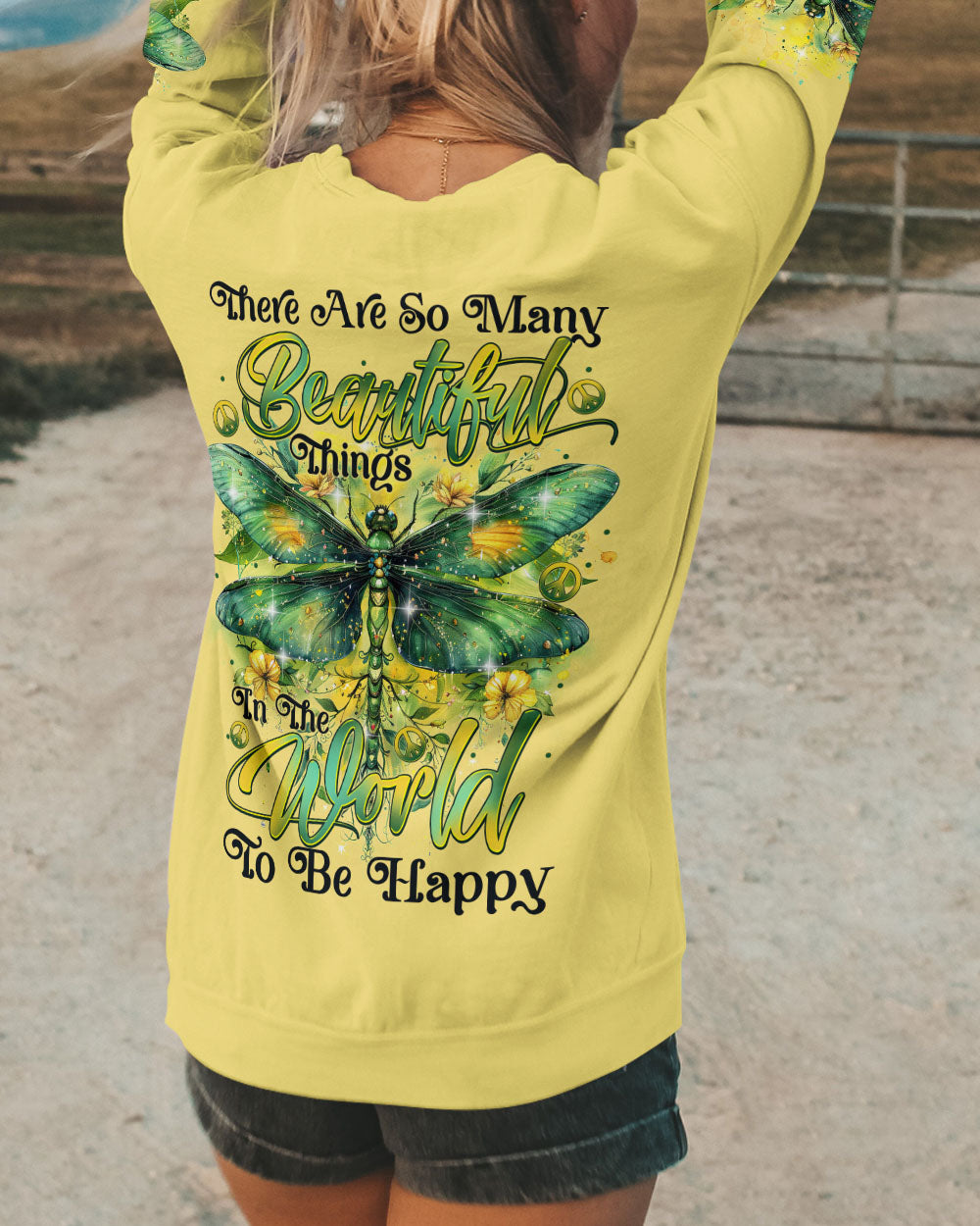 BEAUTIFUL THINGS IN THE WORLD DRAGONFLY ALL OVER PRINT - TYTM0304243