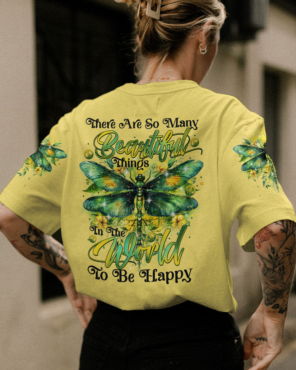 BEAUTIFUL THINGS IN THE WORLD DRAGONFLY ALL OVER PRINT - TYTM0304243
