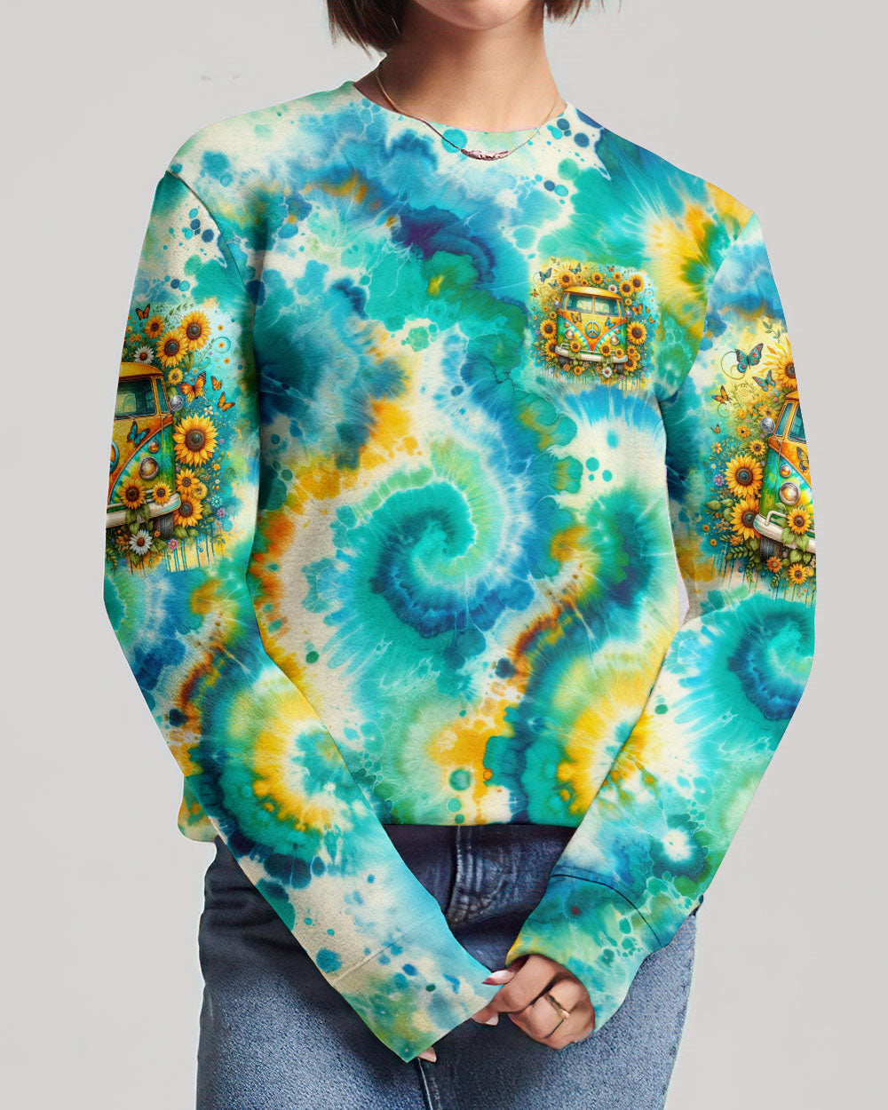 RUNNING AGAINST THE WIND TIE DYE ALL OVER PRINT - TYTM0305243