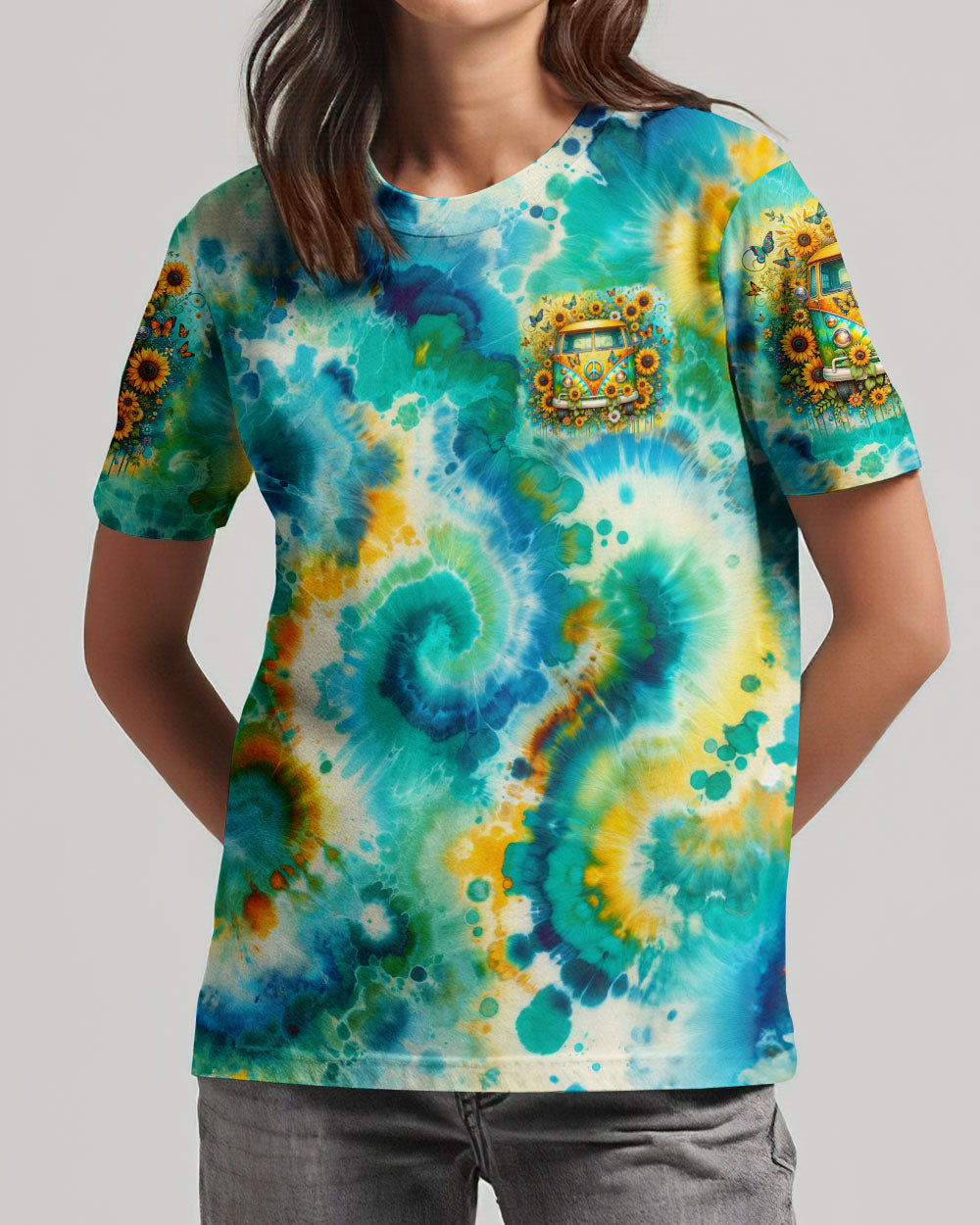 RUNNING AGAINST THE WIND TIE DYE ALL OVER PRINT - TYTM0305243
