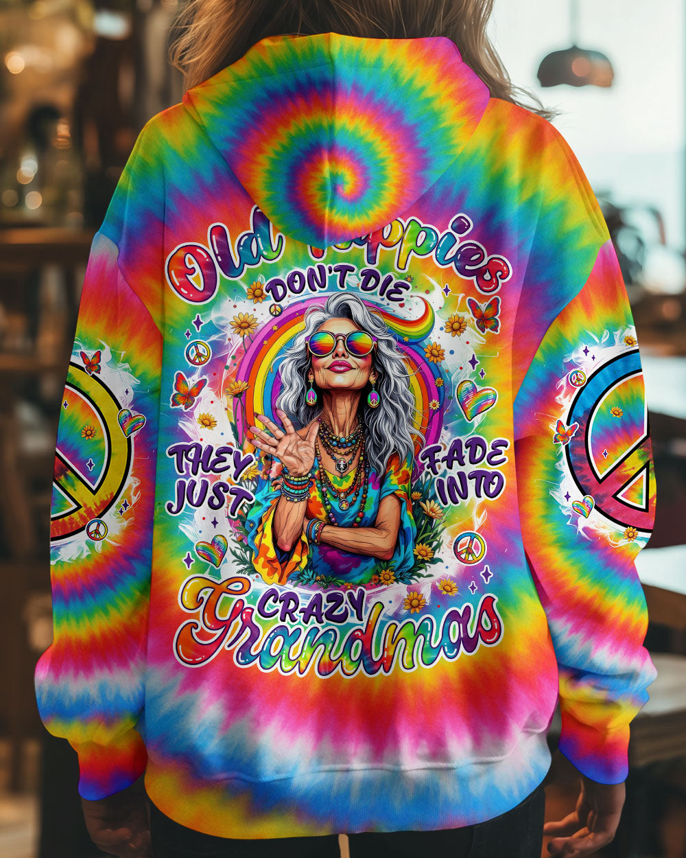 OLD HIPPIE TIE DYE ALL OVER PRINT - TYTM0306252